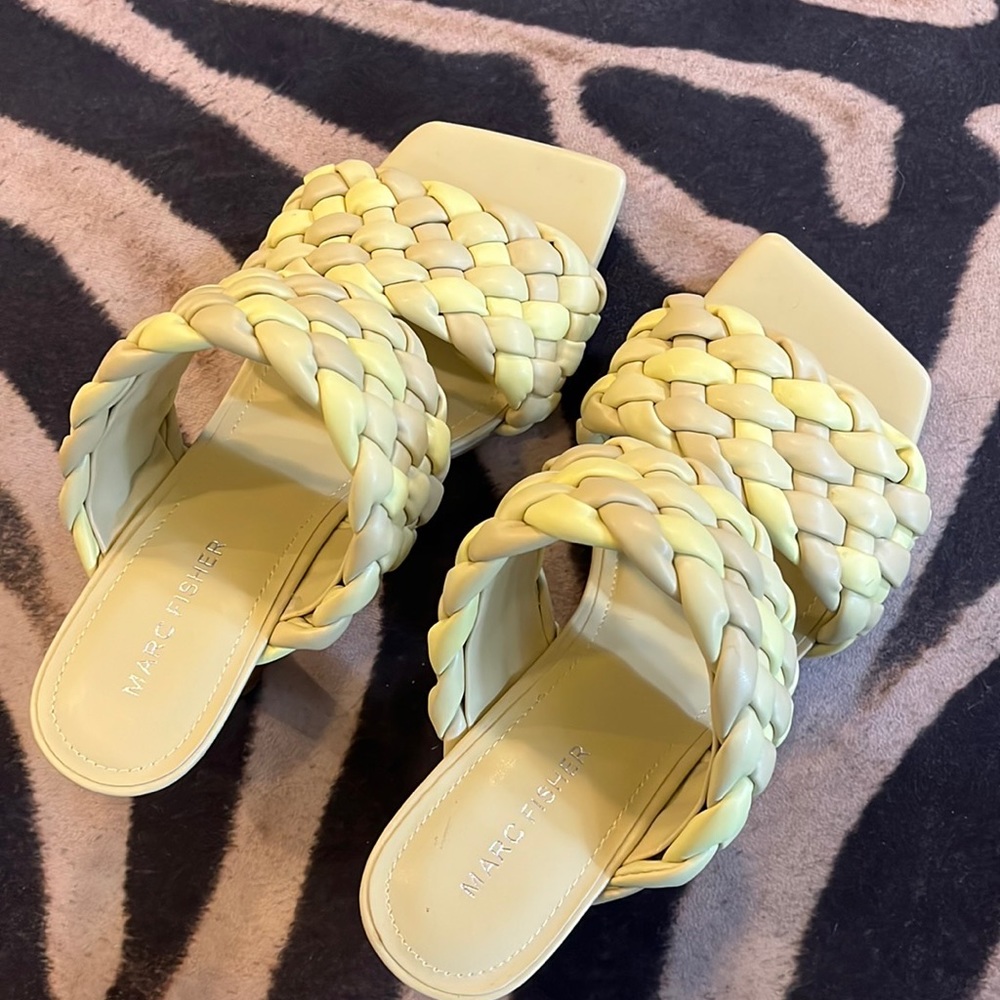 Marc Fisher braided sandals, excellent condition!